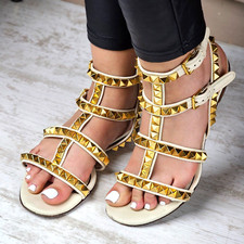 Valentino Garavani Rockstud No Limit Flats Sandals WAS  870 Shoes EU 38.5 UK 5.5