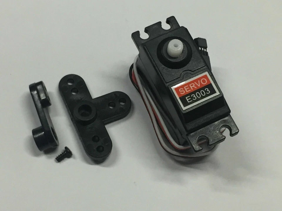 3Kg Torque Throttle Steering Servo With Servo Arms E3003 For 1/8 1/10 Rc Car Hsp - Image 4 of 4