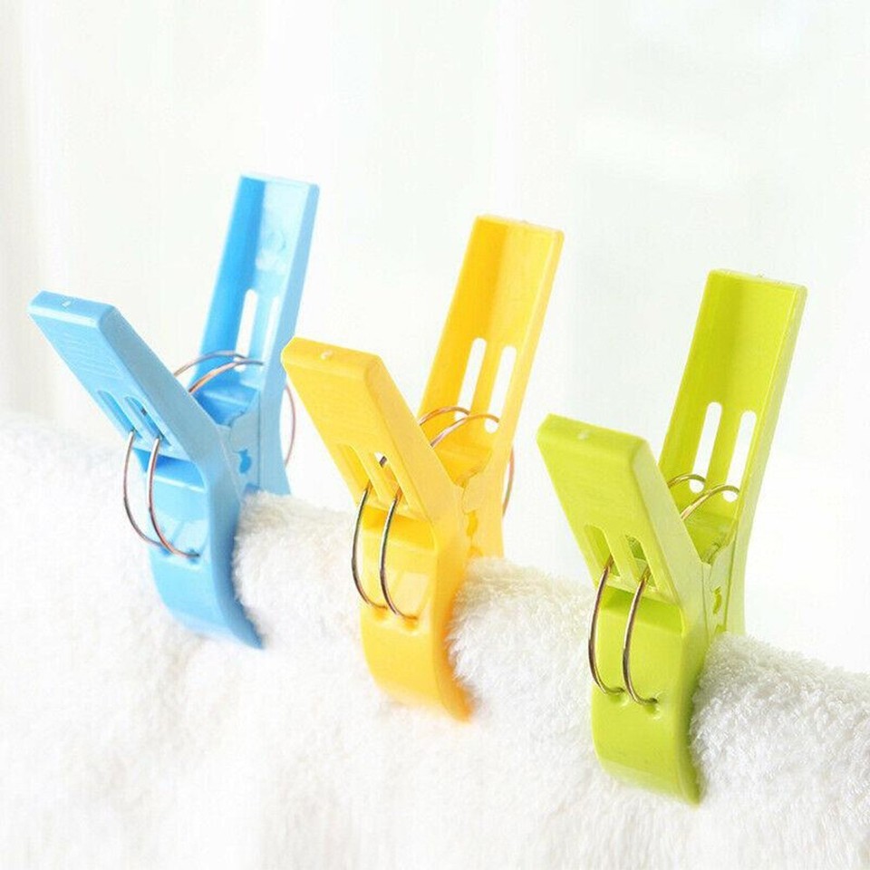 Size 12*9 5*2cm Beach Towel Clips Plastic Quilt for Securely Holding