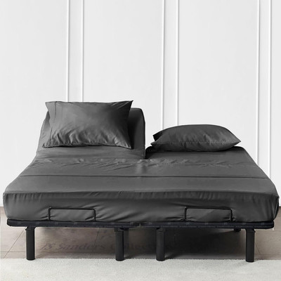 600TC Flex Top Cal-King Sheets for Sleep Number Bed - 100% Cotton 4 Pcs,,