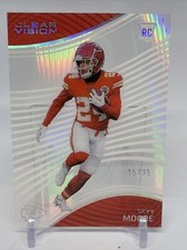 2022 Clear Vision Sky Moore Rookie holo silver /25 SP KC Chiefs