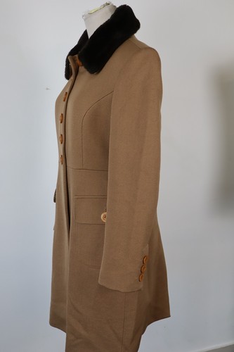 MOSCHINO JEANS CAPPOTTO LANA WOOL DONNA TG. 42 COAT WOMAN ITALY VINTAGE - Photo 7 sur 10