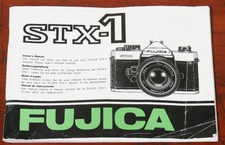 FUJICA STX-1 INSTRUCTION BOOK/59673
