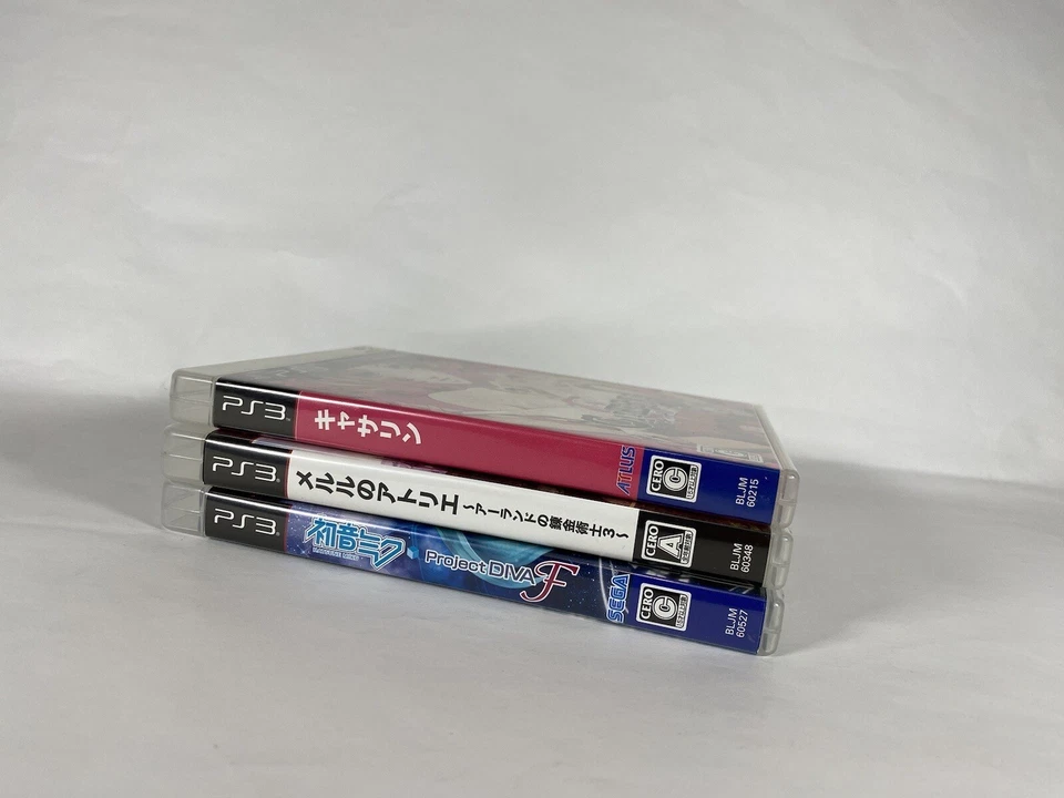 Lot3 PS3 Hatsune Miku Project Diva F & Atelier Meruru Alchenese & Catherine. - Image 2 of 4