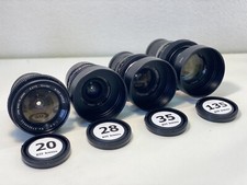 Sony E Cine Mod SET 21 28 35 135 BTF obiettivi Vivitar Hanimex Revuenon Albinar