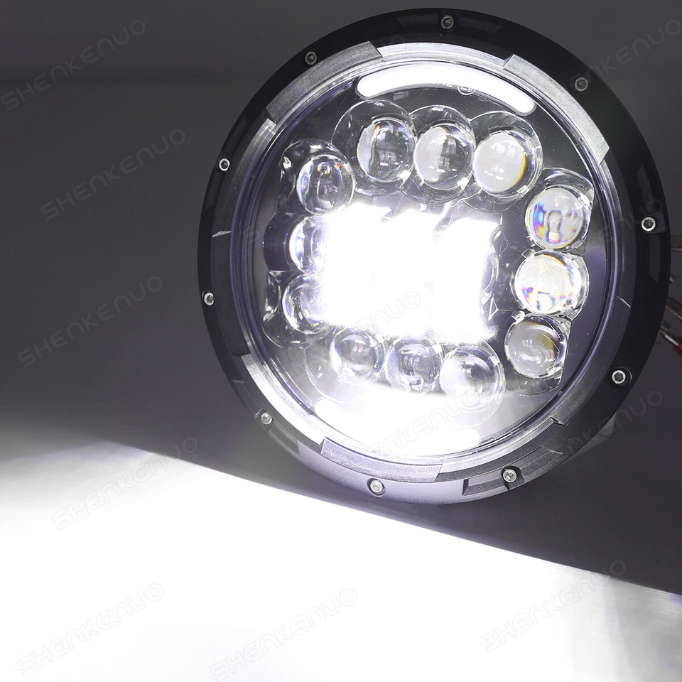 7英寸LED前照灯和4英寸雾灯适用于Kenworth T2000 1998-2010 — 第 3/4 张图片