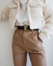 Pull &bear Cropped Teddy Coat Size M