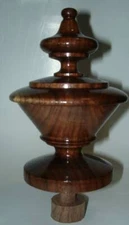 WOOD FINIAL UNFINISHED FOR NEWEL POST FINIAL OR CAP  Finial #23