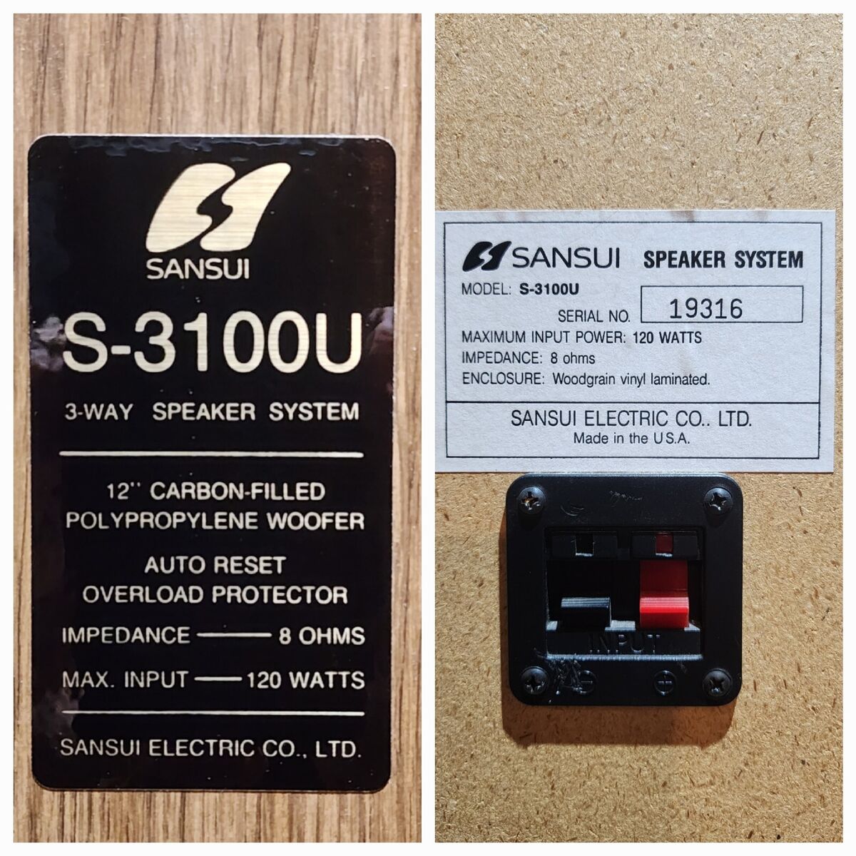 Sansui S-3100U 37 Sansui S-3100U 37