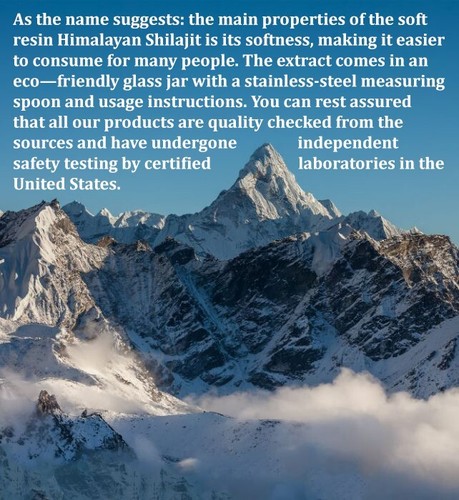 Shilajit puro 100% himalaya, resina suave, orgánico, extremadamente potente, ácido fúlvico - Imagen 2 de 8