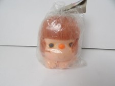 Westrim Crafts 6 Inch Mitzy Doll Head Hands Yarn Hair Rust colored NIP Vintage