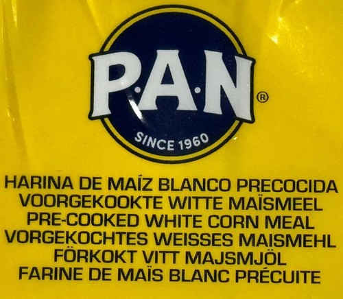 Harina PAN Pre-Cooked White Maize Meal - 1kg