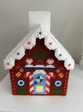 Christmas Decor Vintage Needlepoint