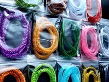 MYLAR BODY TUBING - 8mm - Fly Tying Material - 15 COLORS - Minnow Bodies - NEW!