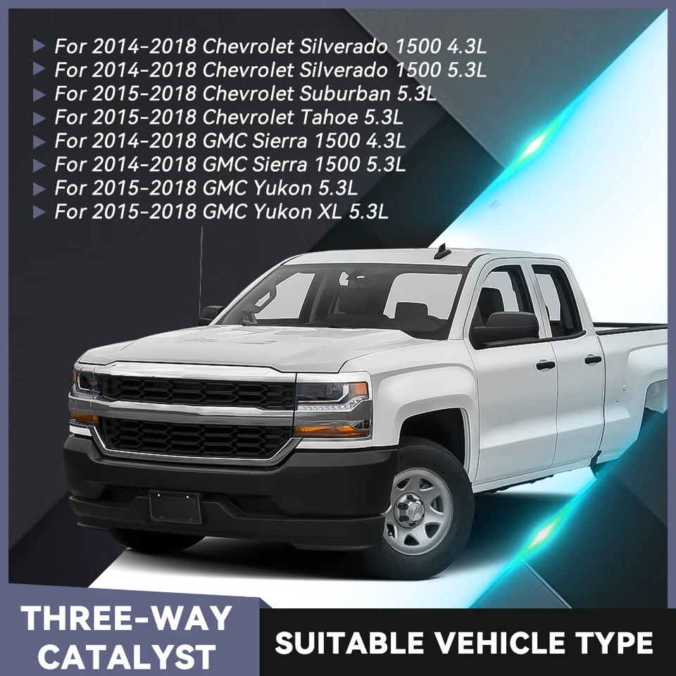 Convertidor catalítico para 2015 2016 2017 2018 2019 GMC Yukon y GMC Yukon XL 5,3 L Foto 4 de 4