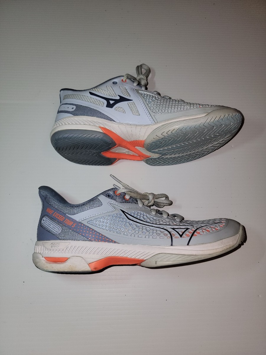 MIZUNO WAVE EXCEED TOUR 5 61GA227104 WOMEN'S SIZE 8 BLUE ORANGE