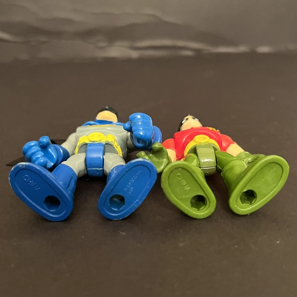 Figuras de acción Fisher Price Light Play Wea DC Comics Imaginext Batman & Robin 3" Foto 2 de 4