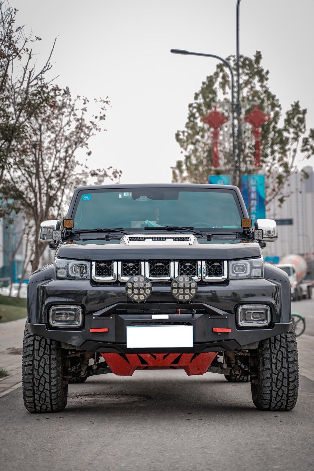 7" Round Led Light White Amber Drl Spot Fog Lamp Bar X4 Todoterreno 4x4 Car 4wd