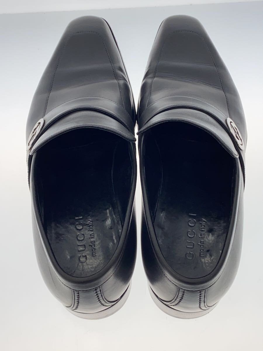 GUCCI dress shoes interlocking G loafers 42 Black leather GUCCI dress shoes interlocking G loafers 42 Black leather