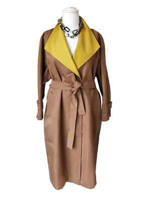  MARINA RINALDI Cotton Blend Rain COAT  (PLUS size 27) W18 US_ 48De_ 22Uk_ 56It