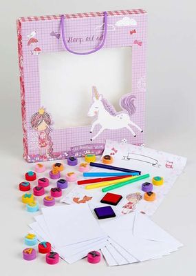 Neu The Sweetest Thing Stempel Kunst Set mit Marker Stempelkissen Stempel und mehr in Box