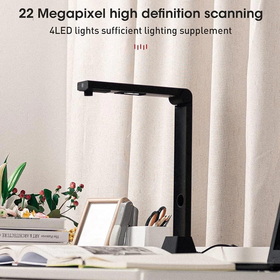 iOChow S5 Document Camera & Book Scanner 22MP capture HD  Portable OCR Flatten  - Image 3 of 4