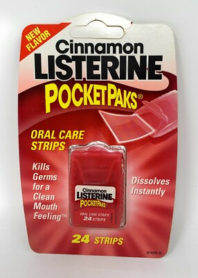 Listerine pocketpaks oral Care strips - cinnamon (012547437102)