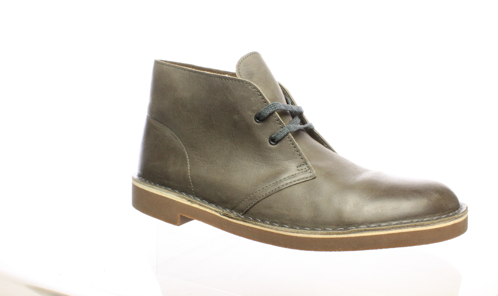 clarks bushacre 2 grey leather