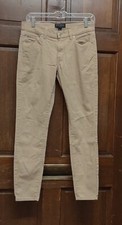 Banana Republic Tan Beige Skinny Fit Pants 5-Pocket Women's Size 2