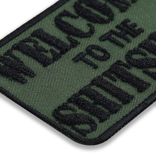 Biker Patch: Welcome to the SHITSHOW, Rockabilly Aufbügler Rocker Geschenk - Bild 4 von 5
