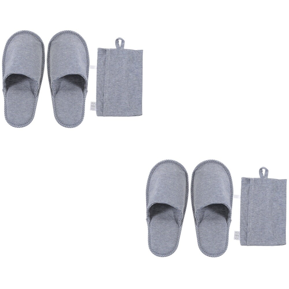 APL 2 Paia di Pantofole da Viaggio Pieghevoli Pantofole Portatili con