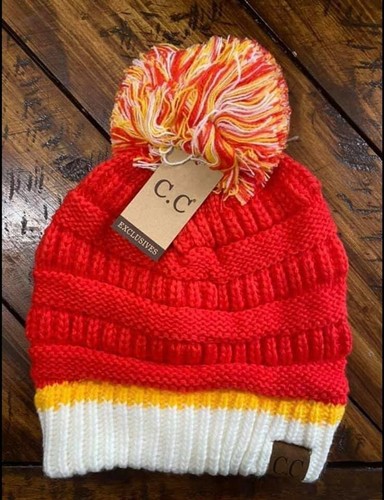 CC Kansas City Chiefs Colors Beanies 