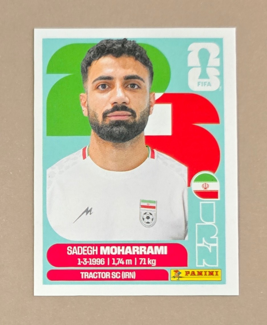 2026 Panini FIFA World Cup Stickers #IRN 9 Sadegh Moharrami