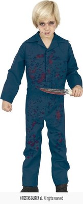 Kinder Mörder Kostüm Jungen Halloween Kesselanzug Kostüm Outfit 7-12