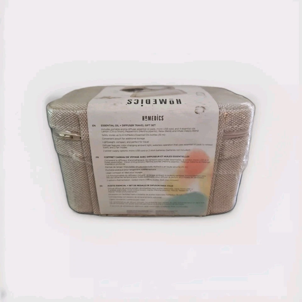 Homedics Essential Oil and Diffuser Travel Gift Set Foto 3 de 4