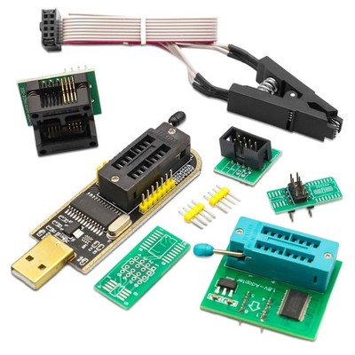 SOIC8  Clip für EEPROM Flash Programmierung USB CH341A Adapter