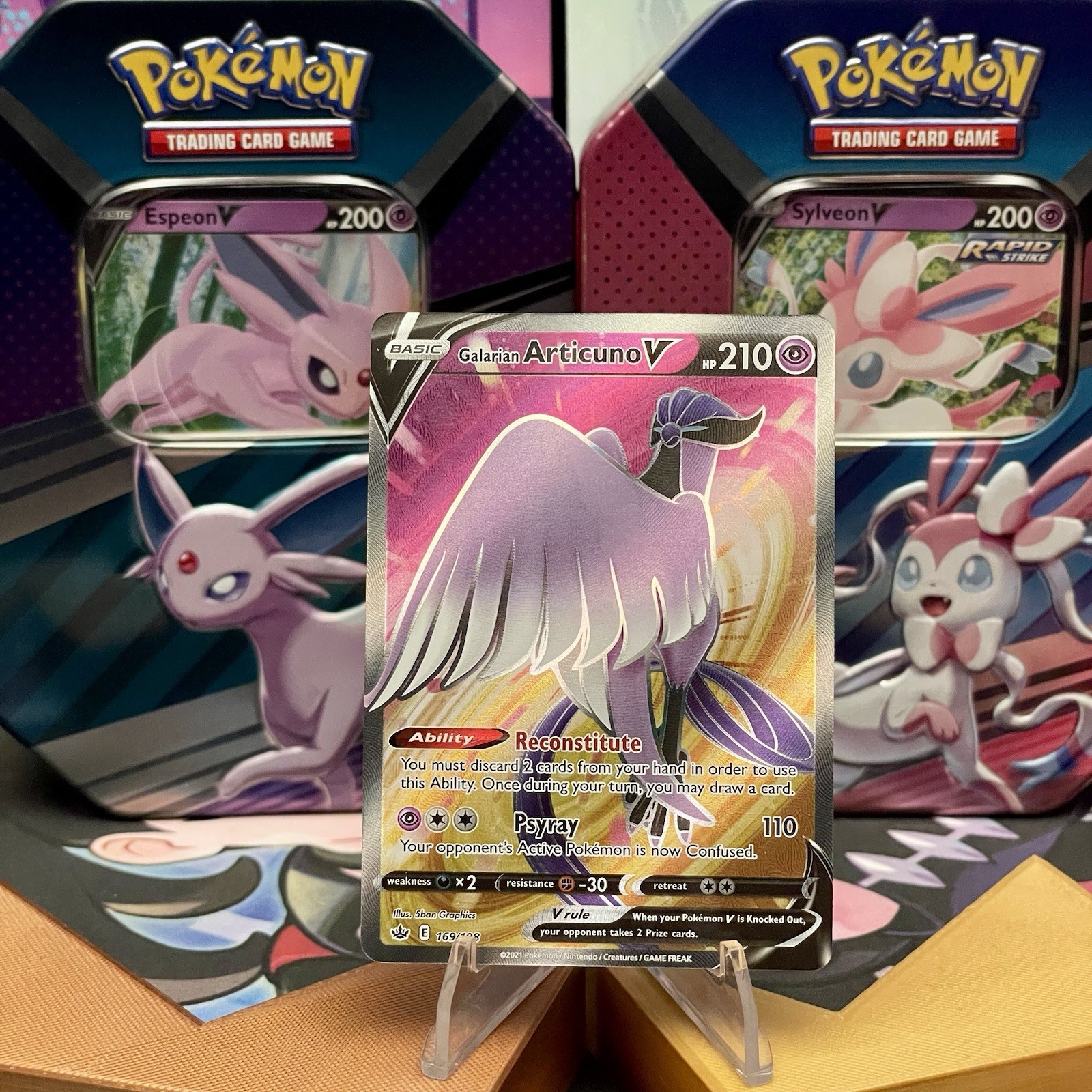 Galarian Articuno V (Full Art) 169/198 Swsh06: Sword & Shield - Chilling...
