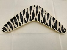 Rare Zebrette Boomerang Dish. Lancaster & Sandland Ltd, Hanley, Staffordshire