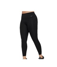 Nike Universal High Waist 7/8 Leggings With Pockets Women's Size Medium Black