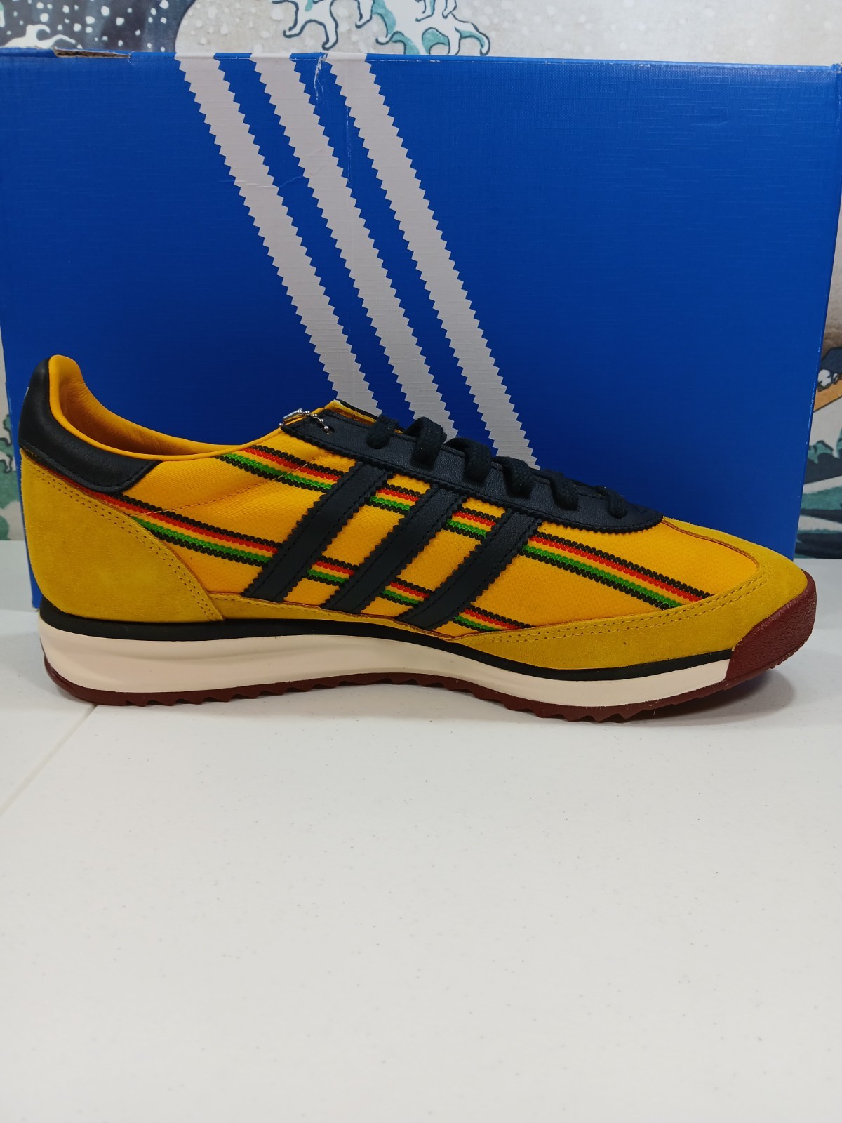 Adidas SL 72 X Bob Marley Jamaica Sz 12 Reggae Rasta image 8