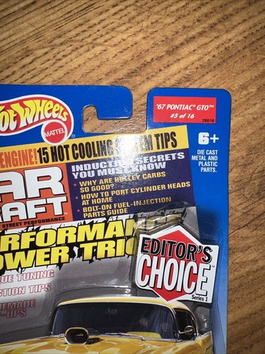 2000 HOT WHEELS EDITOR'S CHOICE CAR CRAFT 67 PONTIAC GTO TARGET EXCLUSIVE RR NOS - Picture 3 of 5