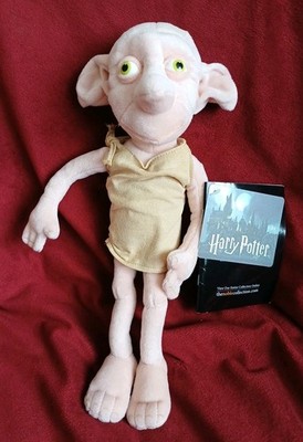 Harry Potter Dobby Elfe Plüschfigur Stofftier 12 Zoll The Noble Collection Etikett