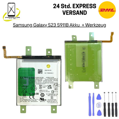 100% Original Samsung Galaxy S23 S911B Akku Batterie Battery 3900mAh EB-BS912ABY