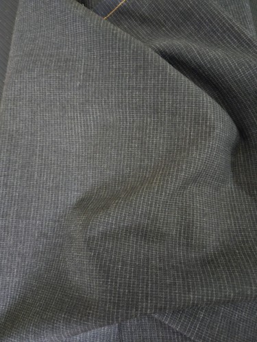 Wool Fabric Black SOLID Luxury Suiting Super 100 Lightweight Formal FULL 4 YARDS