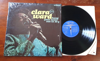Clara Ward LP EXCELLENT Hang Your Tears Out To Dry VERVE US V6-5002 SHRINK