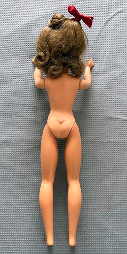 Vintage 12" POS'N 1964-65 Ideal TAMMY DOLL BS-12 Original Braid Bow Leotard NICE - Zdjęcie 2 z 11