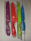 G.a HOMEFAVOR Knife Set, 4 piece Colored Nonstick Coated Knives w/ Sheath Covers — photo 2
