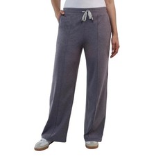 NEW Kirkland Signature Women's L Lightweight Pintuck Pants Gray M0027