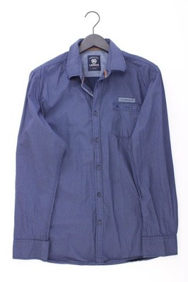   Lerros Langarmhemd Classic Hemd für Herren Gr. 52, L blau aus Baumwolle  