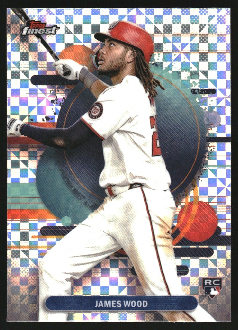 JAMES WOOD 2025 TOPPS FINEST X-FRACTOR #200 RC UNCOMMON WASHINGTON NATIONALS